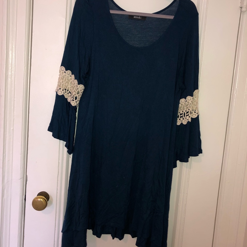 Blue dress